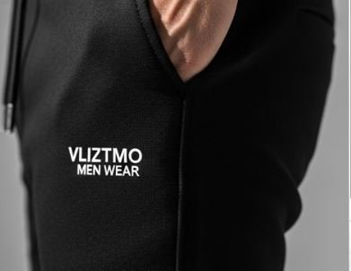 Black Joggers / Sweatpants – Vliztmo Men Wear - Image 4