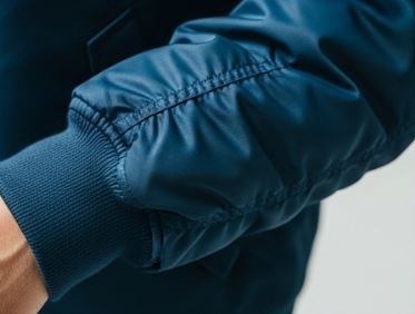 Blue Bomber Jacket – Vliztmo Men Wear - Image 4